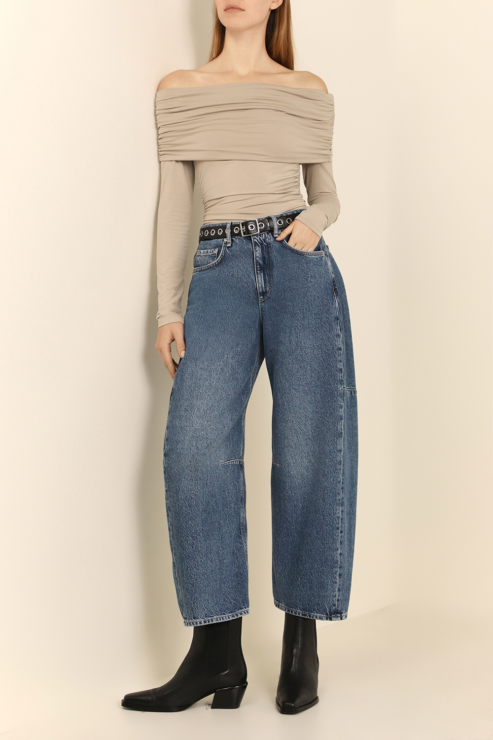 חולצת אוף שולדר לוקה RAG & BONE